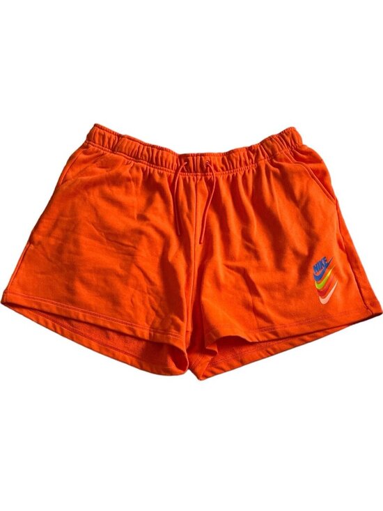 Nike Pants - Nike Women Sporstwear DNA Shorts Mid Rise Orange Size 1X  new